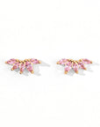 Inda Studs | Gold Pink