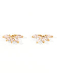 Inda Studs | Gold Clear