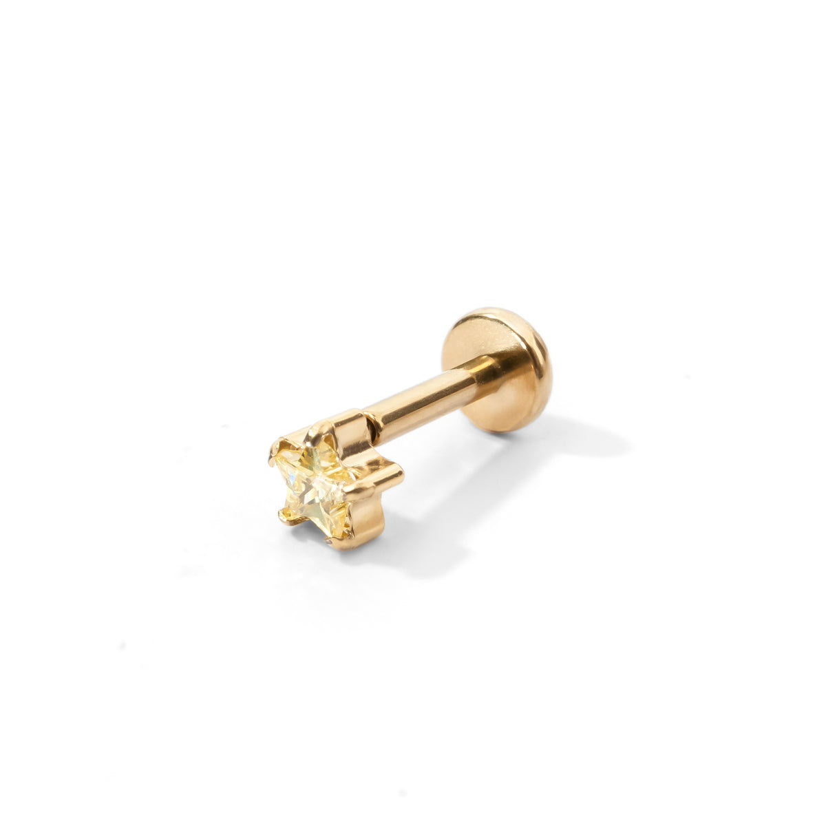 Nova Star Flatback Earring | Starry Gold