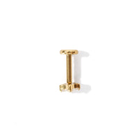 Meadow Flower Flatback Earring | Clear Gold