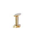 Charmaine Marquise Flatback Earring | Clear Gold