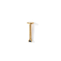 Chelle Mini 2mm Flatback Earring |Sapphire Gold