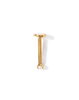 Chelle Mini 2mm Flatback Earring |Clear Gold