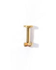Sweet Orkid Flatback Earring | Mauve Gold