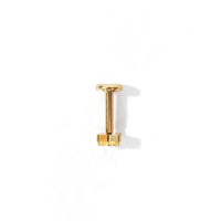 Sweet Orkid Flatback Earring | Yellow Gold