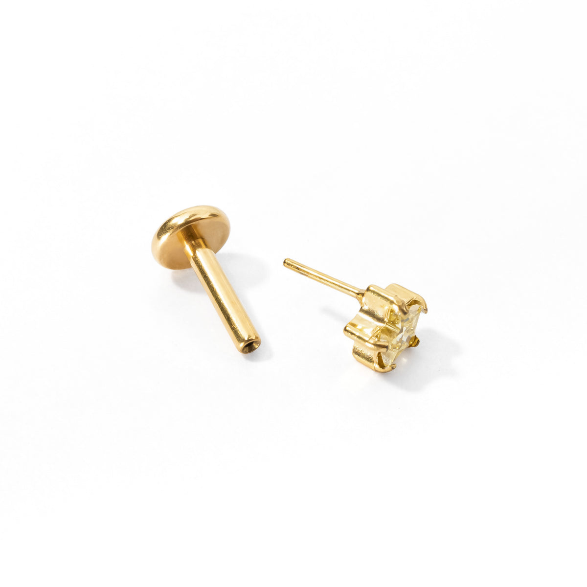 Nova Star Flatback Earring | Starry Gold