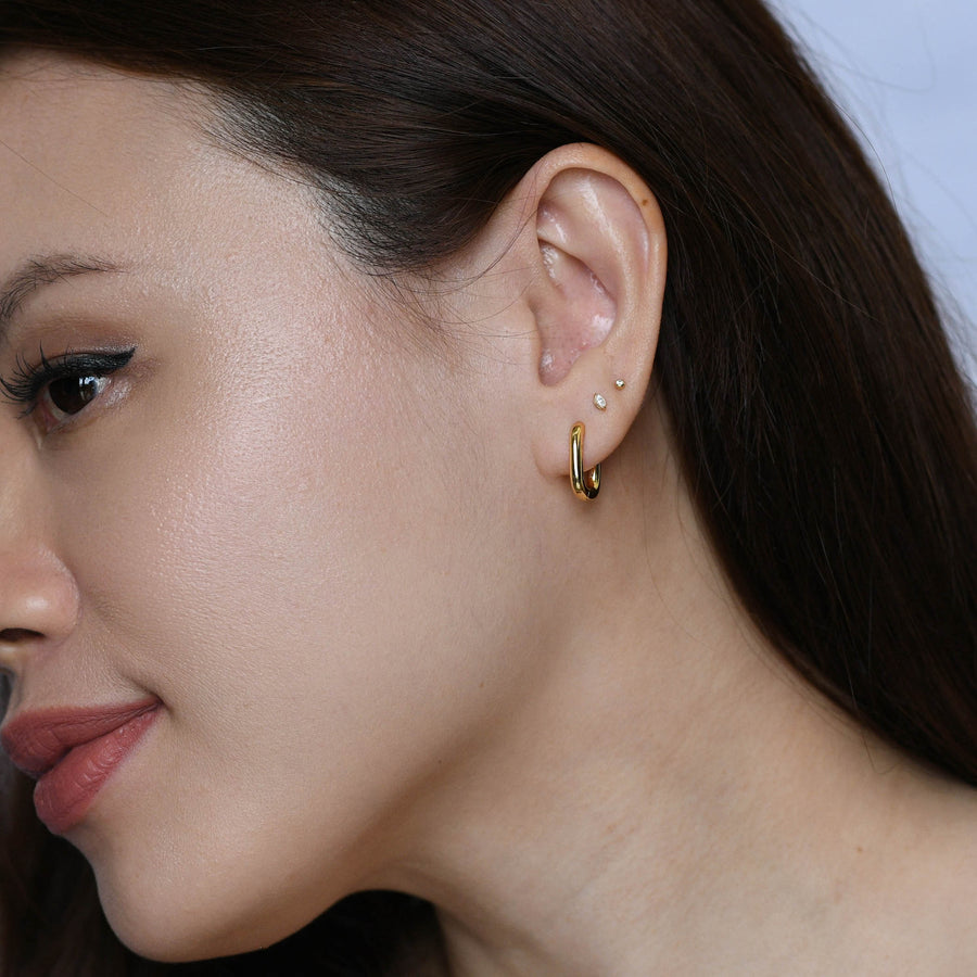 Zera Hoops | Gold