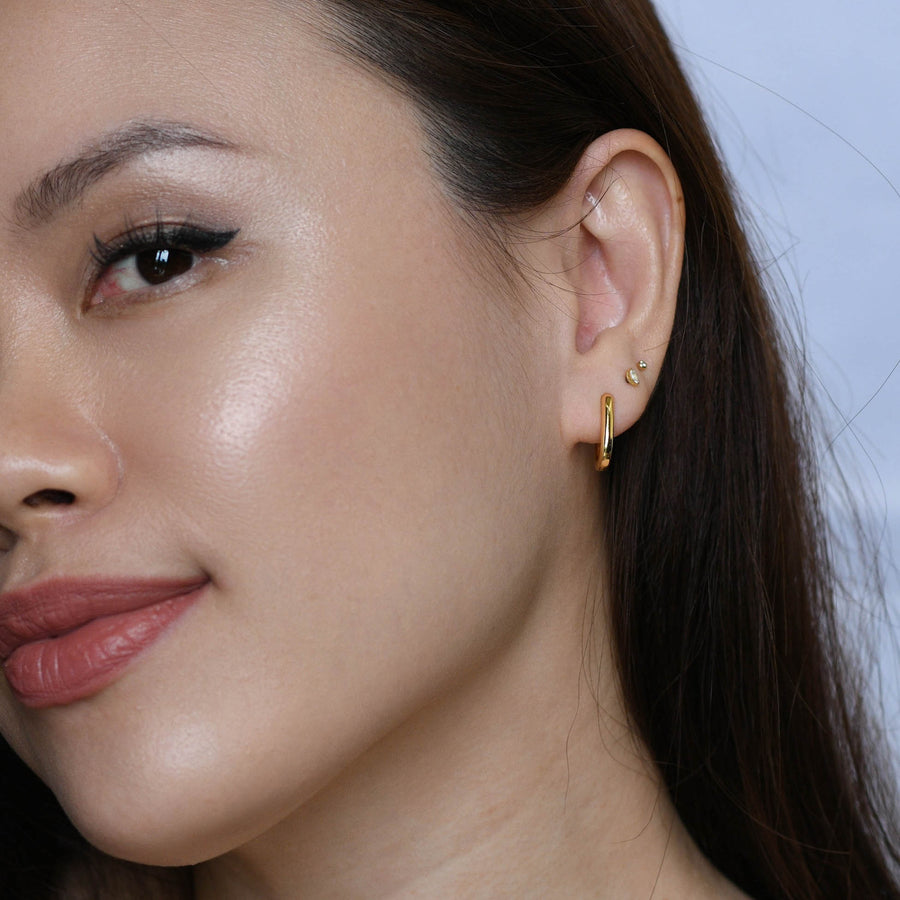 Zera Hoops | Gold