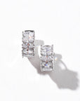Jada Hoops | Clear Platinum