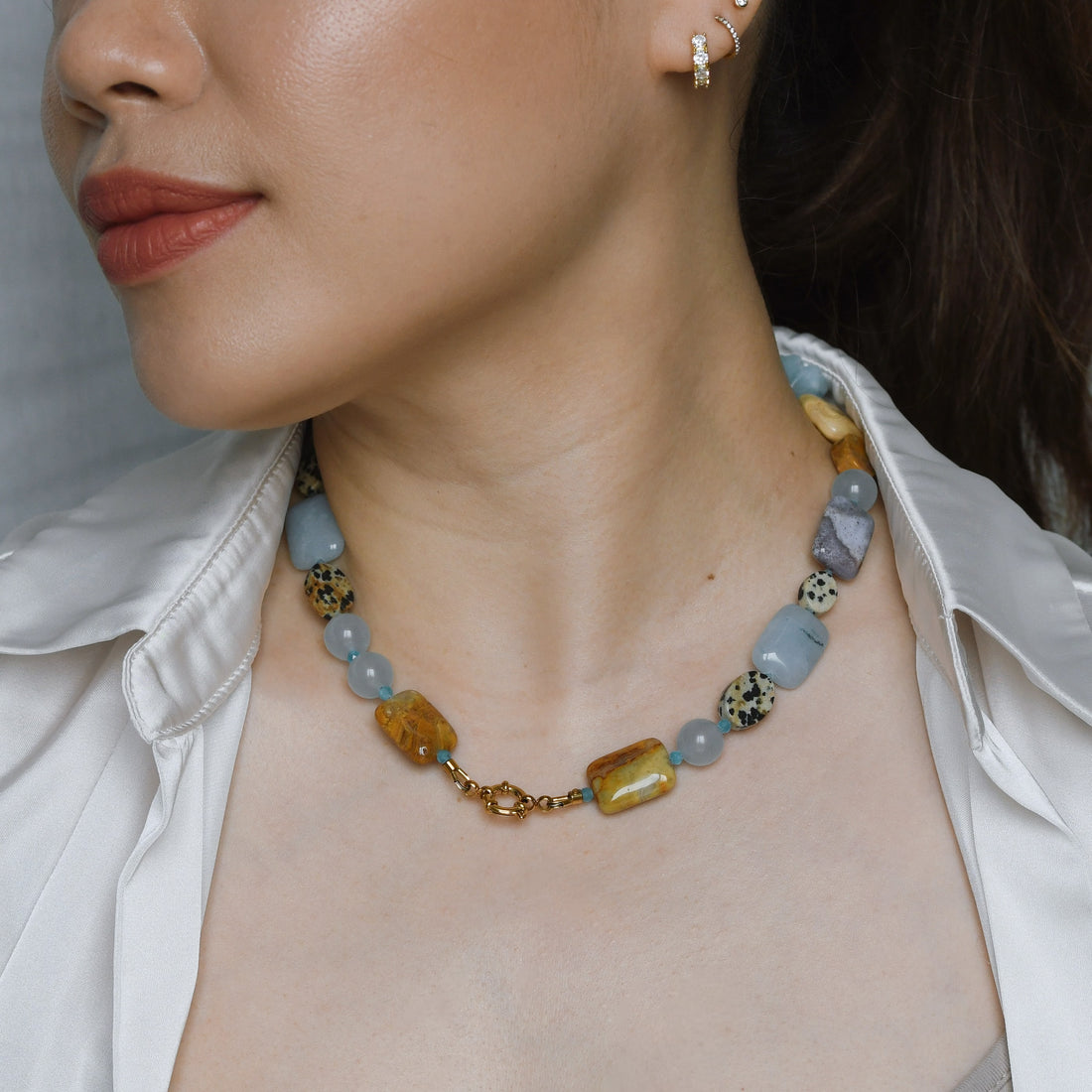 Georgette Is Curious Necklace | Charm Clasp