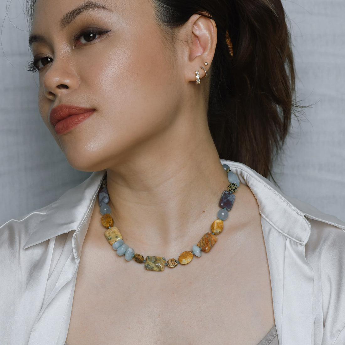 Georgette Is Curious Necklace | Charm Clasp