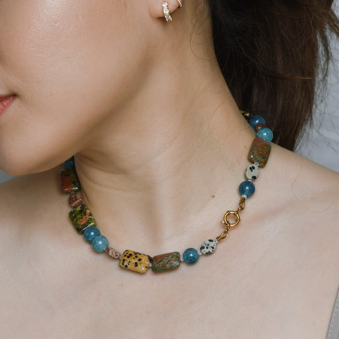 Jani In The Rain Necklace | Charm Clasp