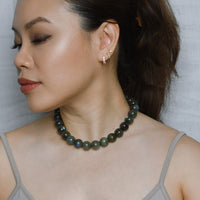 Michelle Giant Labradorite Choker | Toggle