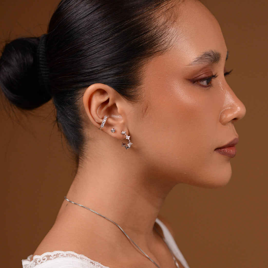 Orkid Hoops | Silver