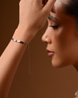Morse Code Bracelet | Silver