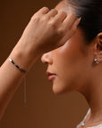 Morse Code Bracelet | Silver