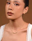 Morse Code Necklace | Gold