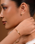 Morse Code Bracelet | Gold