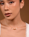 Morse Code Necklace | Gold