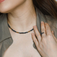 Jovie Adjustable Ring | Blue Sapphire