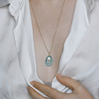 Erin 16.5 carat Aquamarine with Peridot (S925)
