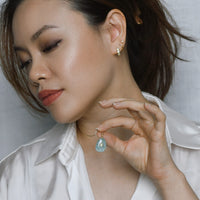 Erin 16.5 carat Aquamarine with Peridot (S925)