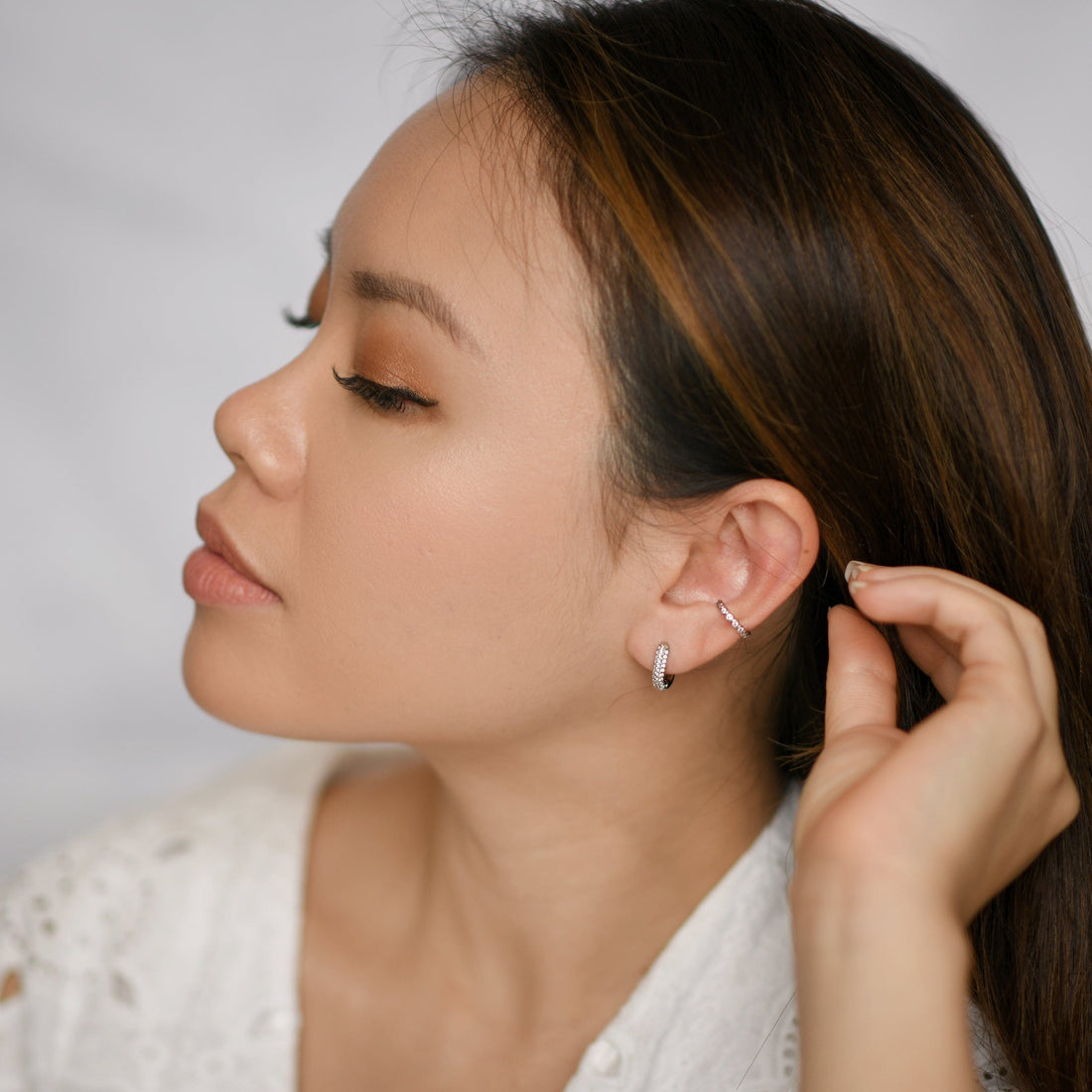 Lexi Baby Hoop | Silver
