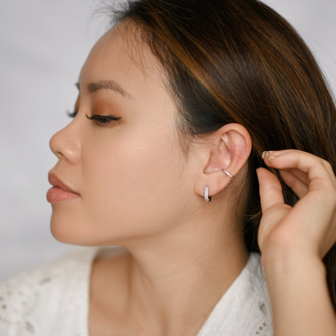 Lexi Baby Hoop | Silver