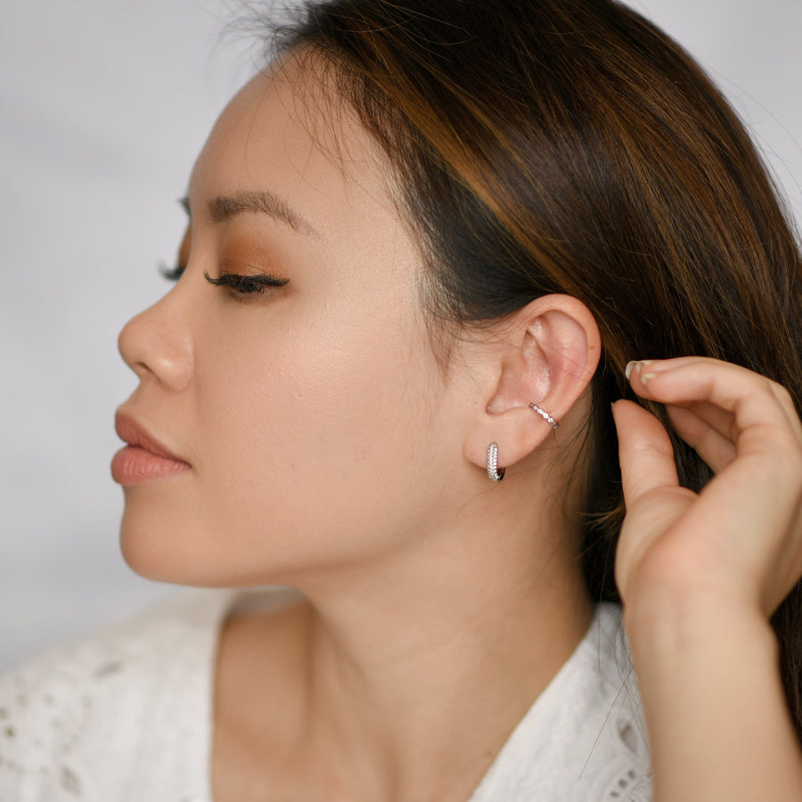 Lexi Baby Hoop | Silver