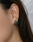 Kiera Shell Studs | Silver