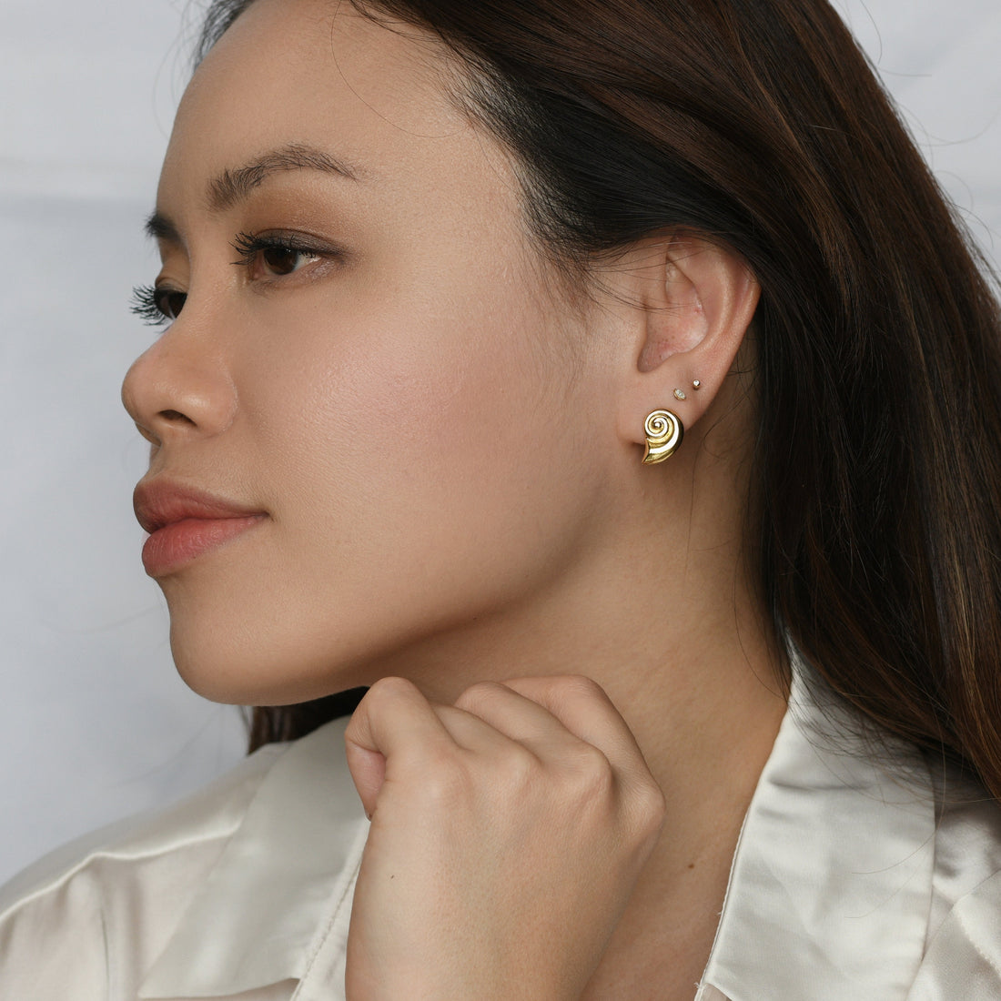 Myla Spiral Studs | Gold