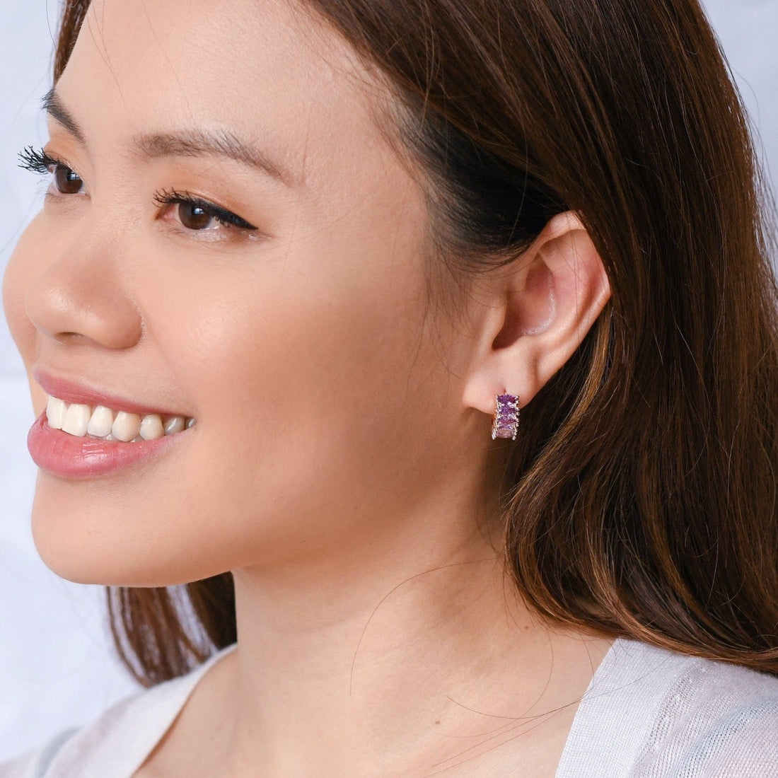 Jada Hoop | Violet 14k Gold