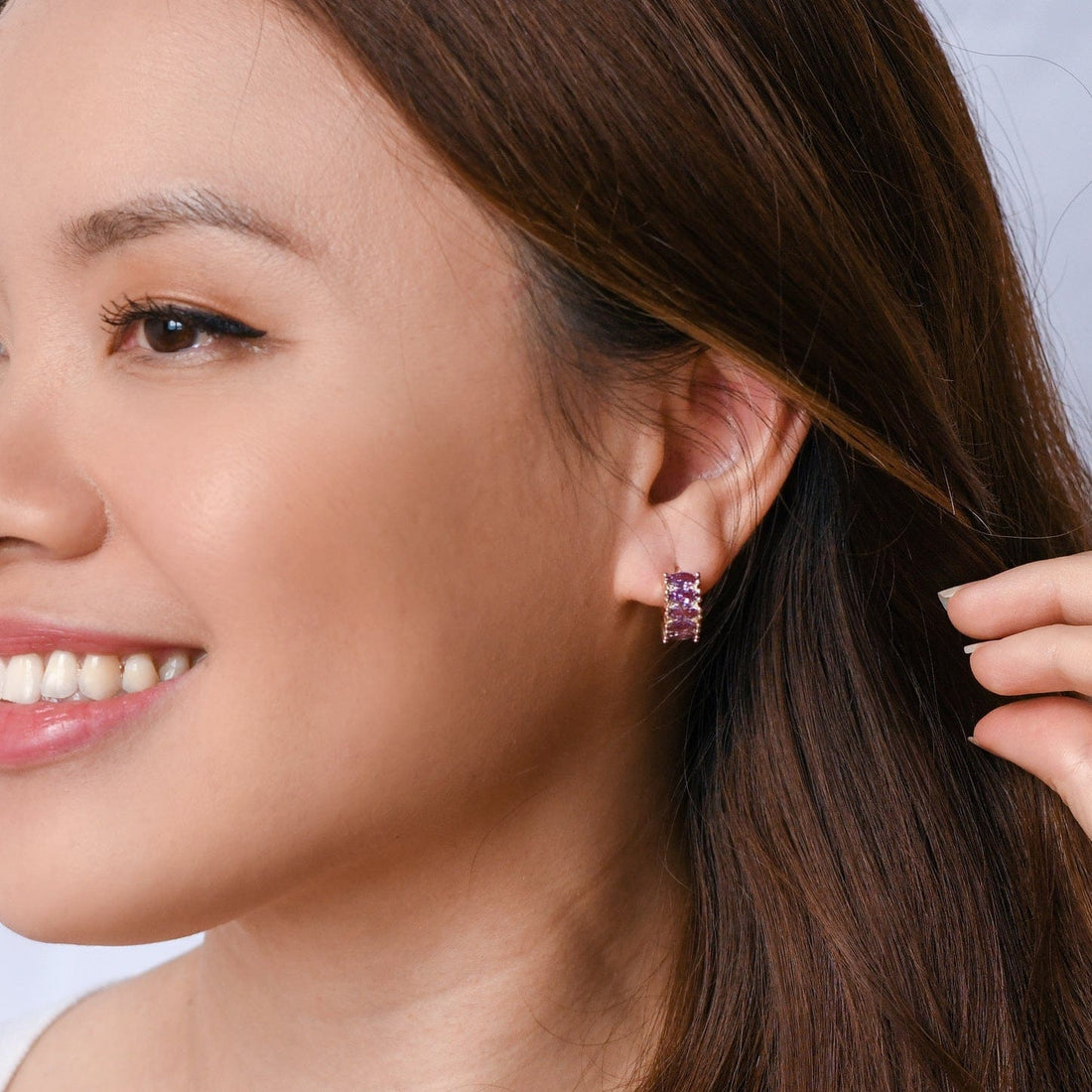 Jada Hoop | Violet 14k Gold