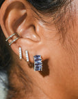 Drea Mini Huggies | Silver
