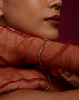 Laura Tennis Bracelet | Scarlet
