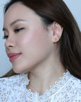 Mandarin Studs | Gold