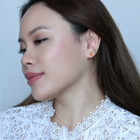 Mandarin Studs | Gold