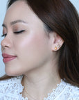 Mandarin Studs | Gold