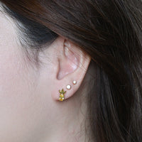 Lady Luck Pineapple Studs | Gold