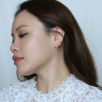 Esan Hoops | Clear Gold