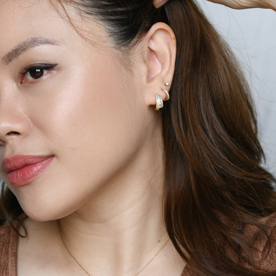 Hazel Hoops | Gold
