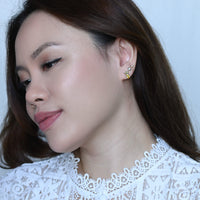 Lady Luck Pineapple Studs | Silver