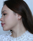 Mandarin Studs | Silver