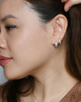 Hazel Hoops | Silver