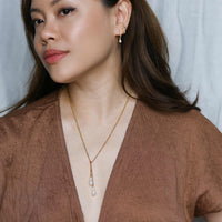 Sarin Open Pearl Necklace