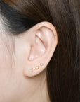 Nova Star Flatback Earring | Starry Gold