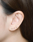 Nova Star Flatback Earring | Sky Blue Gold