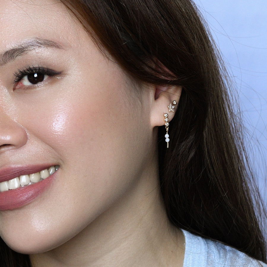 Esther Light Dangles | Moonstone