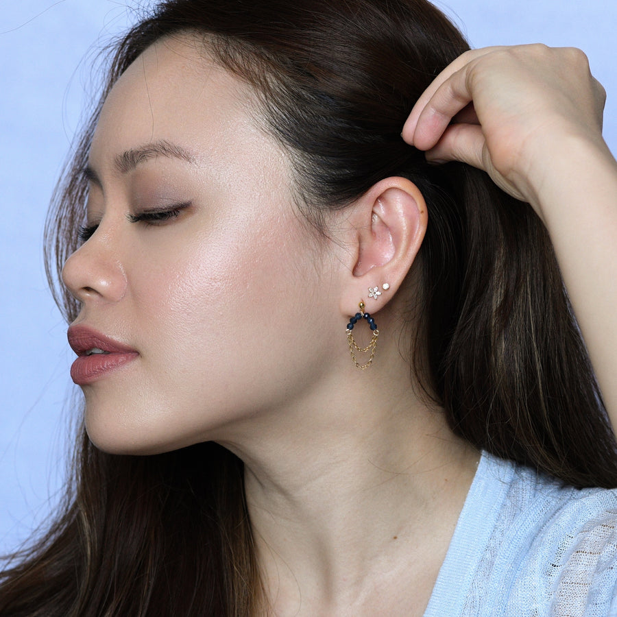 Belle Dancing Dangles | Blue Sapphire