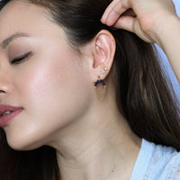 Belle Dancing Dangles | Blue Sapphire